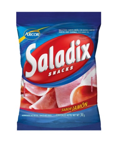 SALADIX 30g JAMON  (tira x 6 uni)